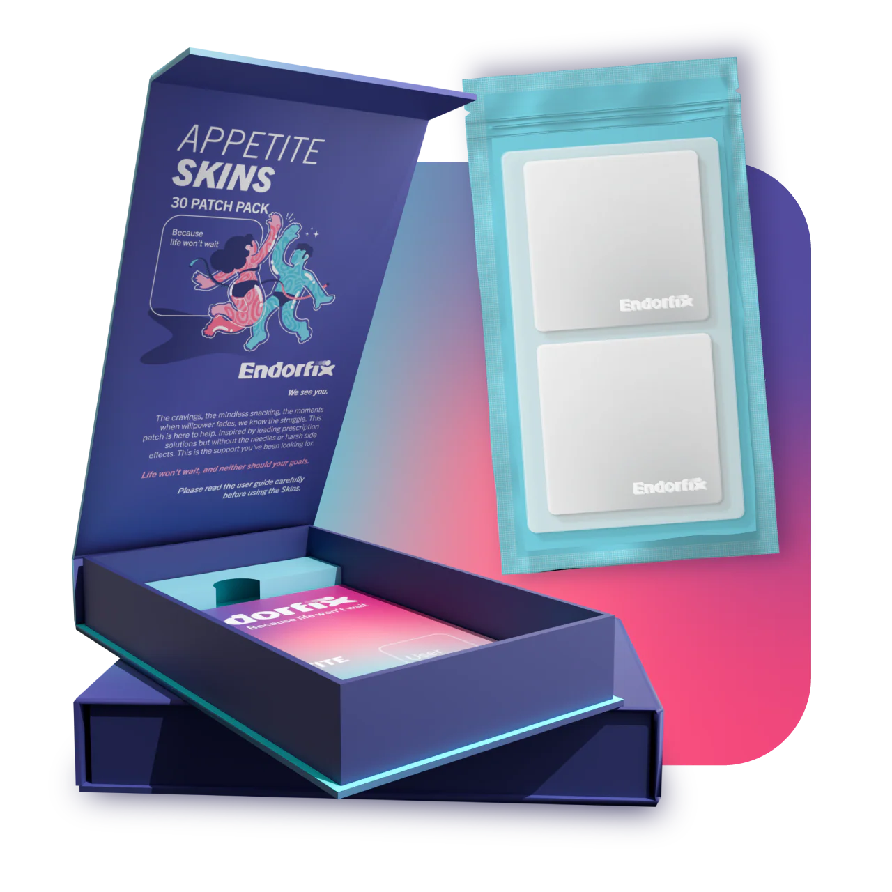 Parches Supresores del Apetito – Endorfix Skins - Imagen 2